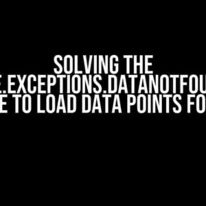 Solving the Botocore.exceptions.DataNotFoundError: Unable to Load Data Points for Glue